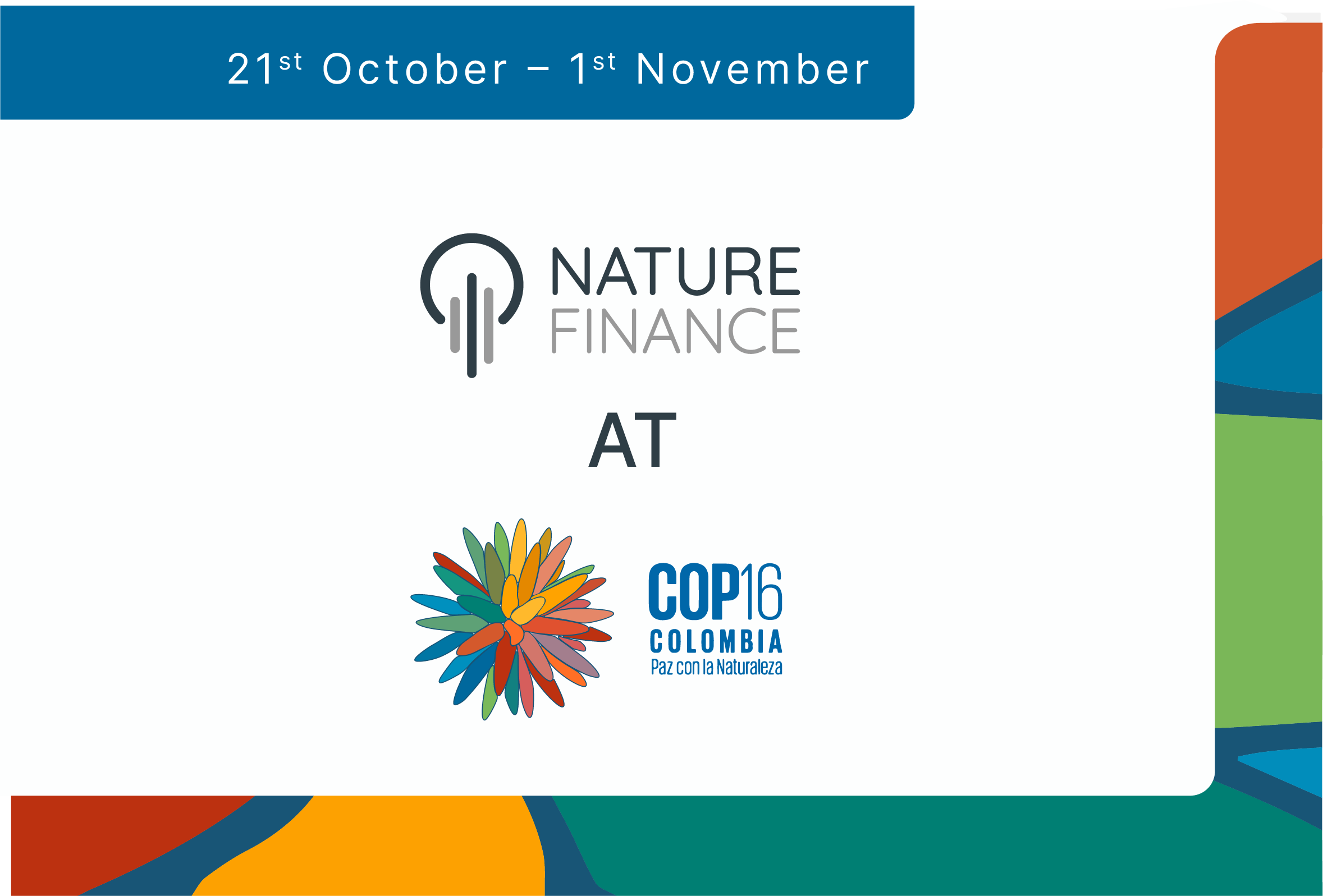 NatureFinance acude a la COP 16 del CDB